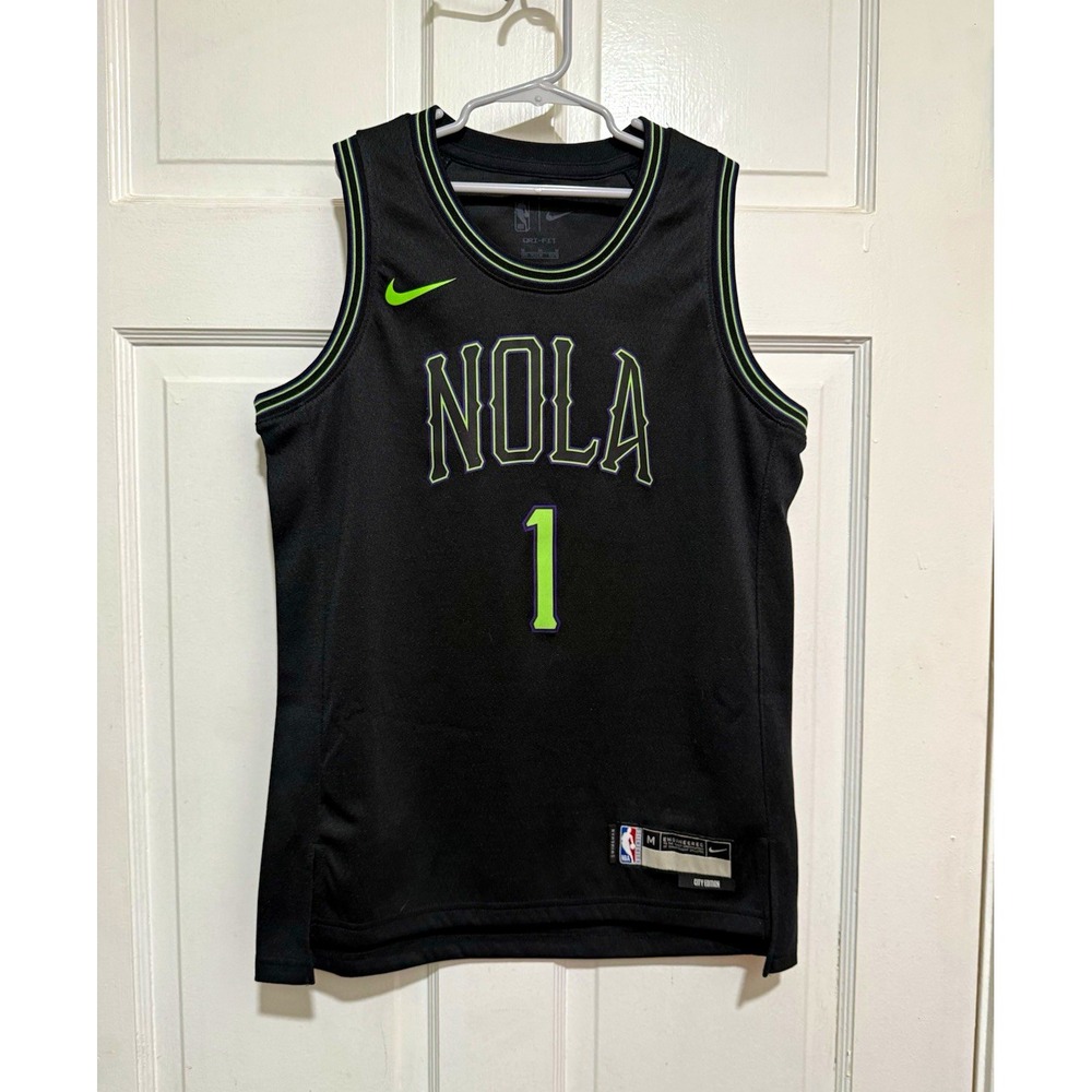 Nike NBA New Orleans Pelicans Zion Williamson #1 City Edition Jersey M Boys
